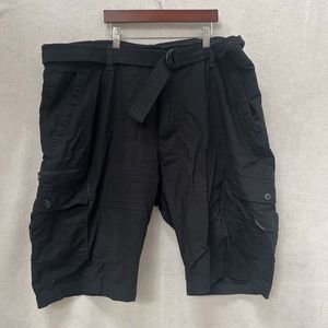 Wearfirst shorts Size 42 mens cargo Black WF free band belted
